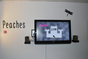 Newly installed game at thesis show